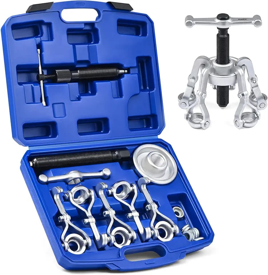 OMT Heavy Duty Hub Puller Kit, Wheel Hub Removal Tool with Adjustable Hooks