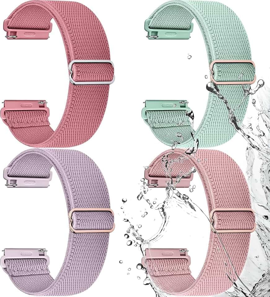 Nylon Armband 20mm für Garmin Vivoactive 6/5/3/Venu 2 Plus/Venu SQ