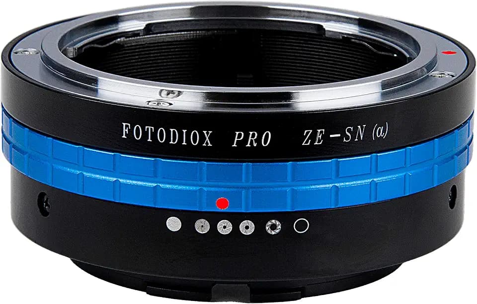 Fotodiox Pro Lens Mount Adapter, for Mamiya ZE (35mm) Lens to Sony Alpha DSLR Cameras