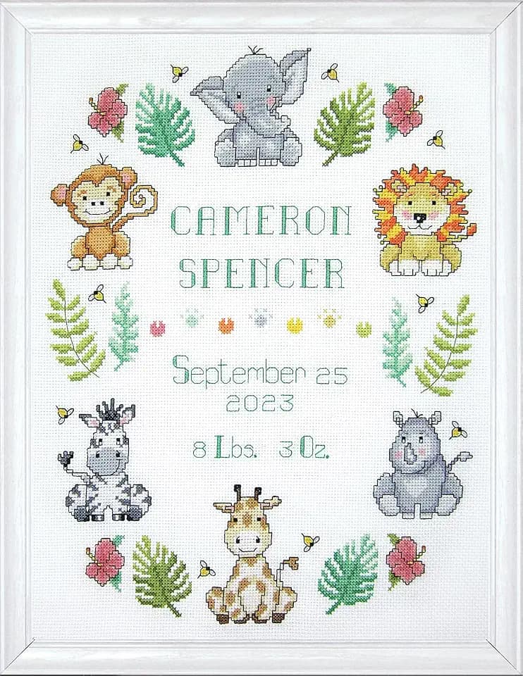 Design Works Crafts in The Jungle Counted Cross Stitch Kit