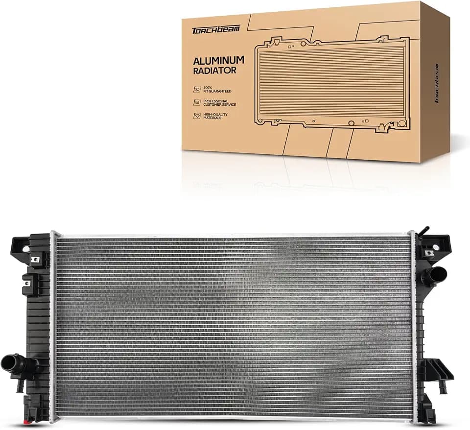 Torchbeam CU13510 Vehicle Radiators for 2015-2016 F-150(To 07/17/2017) 2018-2021 Navigator (w/o Heavy Duty Towing Package) CU13510