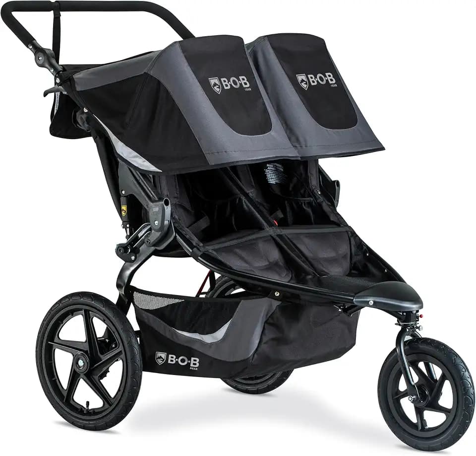 BOB Gear Revolution Flex 3.0 Duallie Jogging Stroller — Graphite Black