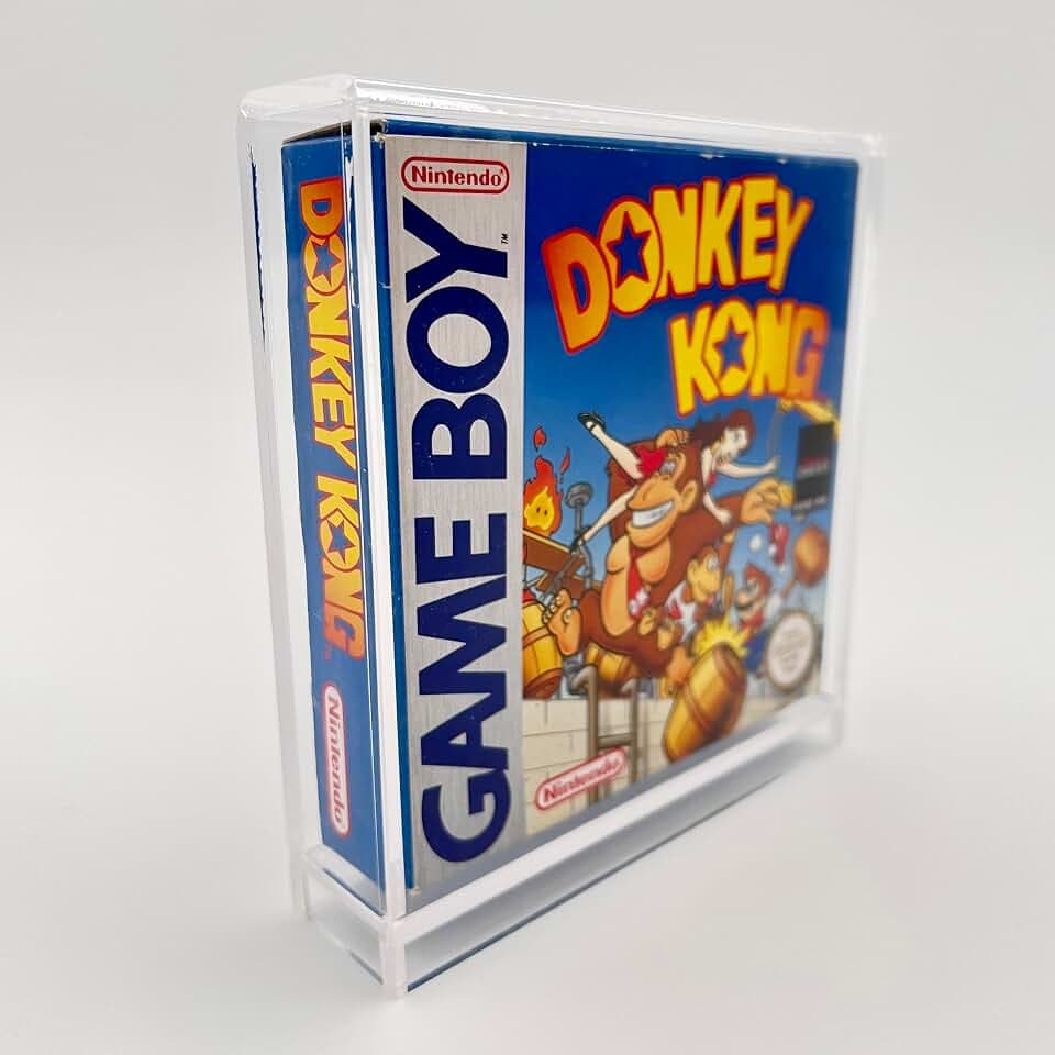 Acryl case Box passend für Game Boy Classic/Color/Advance Spiele in OVP - Optimaler Schutz & praktische Aufbewahrung für Sammler - Stilvolle Präsentation Ihrer Nostalgie Sammlung