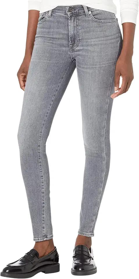 7 For All Mankind Women's Slim Illusion High-Waisted Skinny