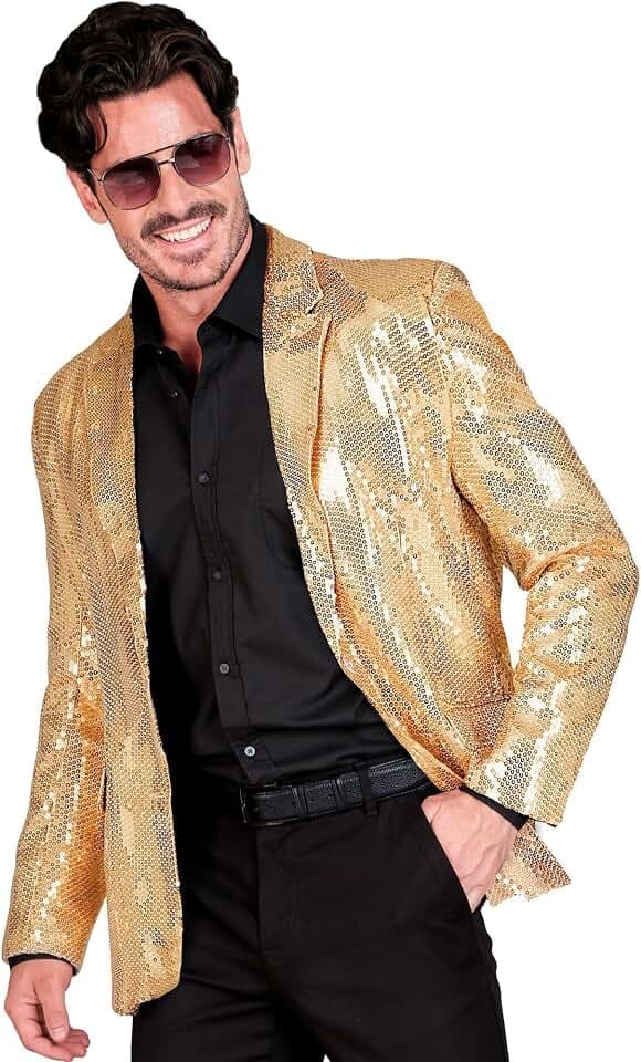 W WIDMANN MILANO Party Fashion - Pailletten Jackett Herren