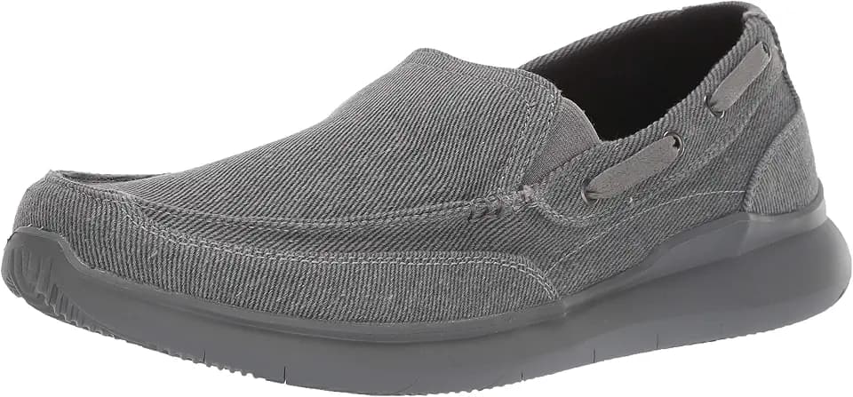 Propet Mens Viasol Slip On Casual Shoes - Grey
