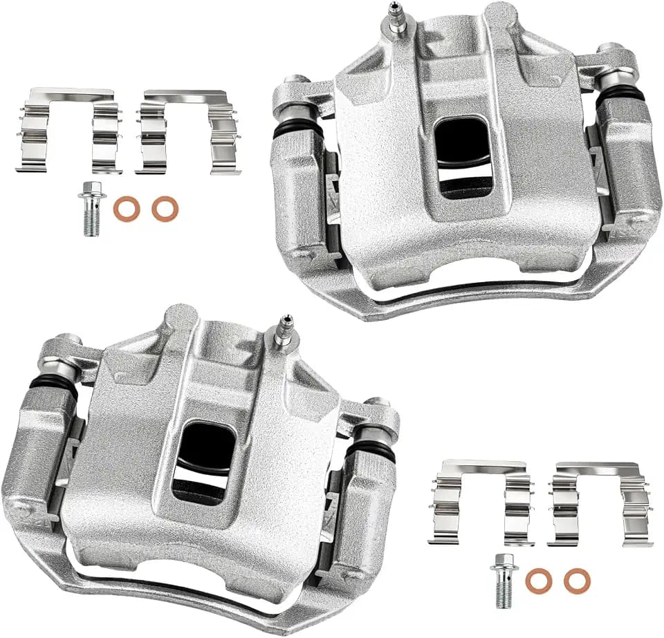 cciyu Front Left & Right Disc Brake Calipers Assembly 19B3300 19B3301