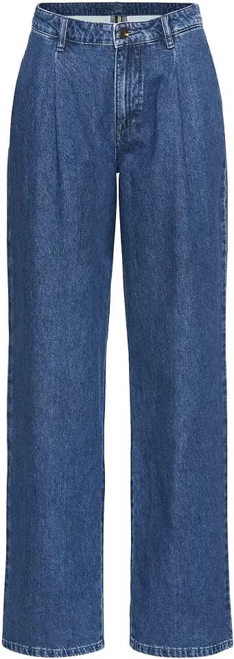 camel active Damen Loose Fit Denim aus Reiner Baumwolle