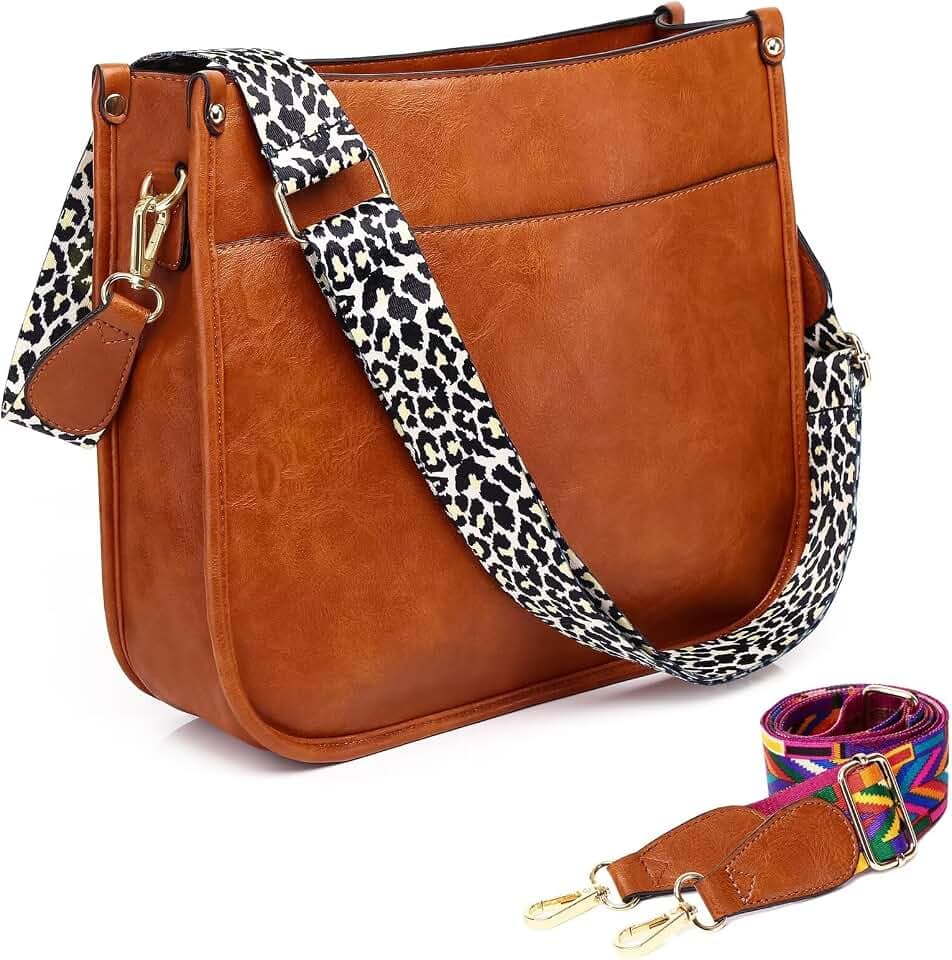 AUYOCO Vegan Leather Crossbody Bags for Women Purse Shoulder Bag