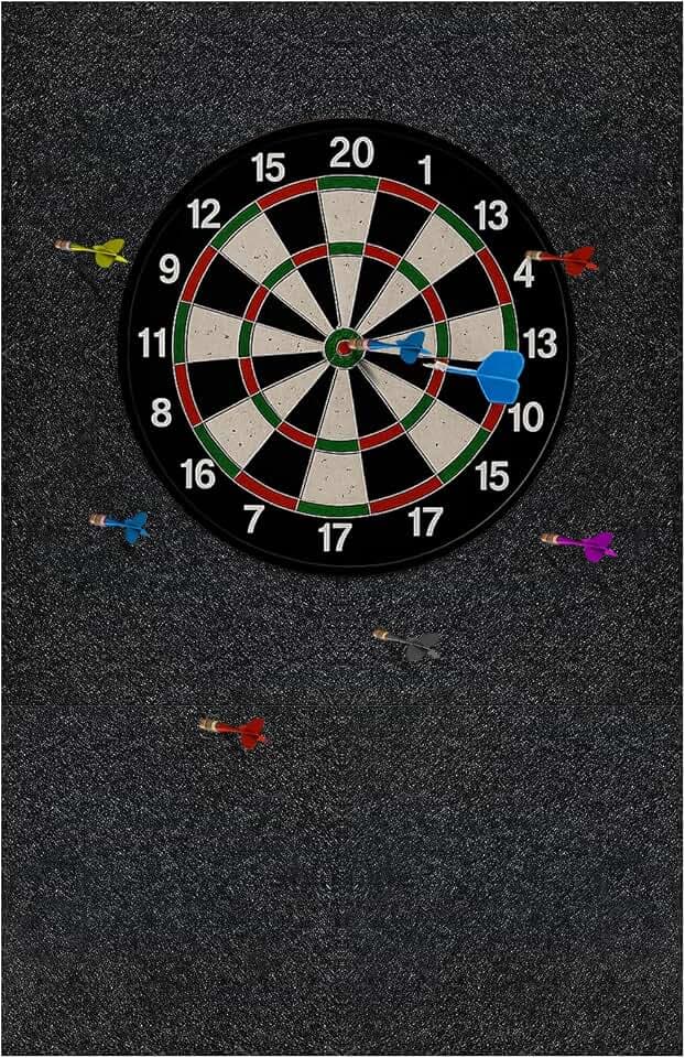 Profi-Surround & Wandschutz für Dartscheiben, Dart Catchring Surround – Schutzring und Umrandung für Dartboards Zuhause & Outdoor