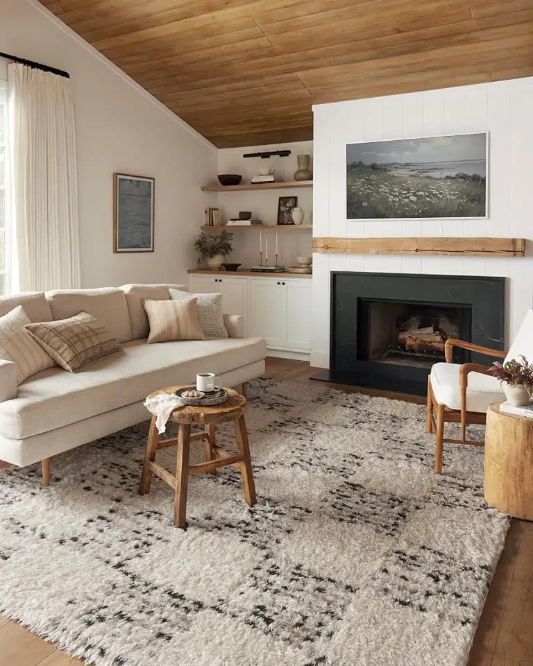 Loloi Angela Rose Amira Ivory/Granite 7'-10" x 10' Area Rug