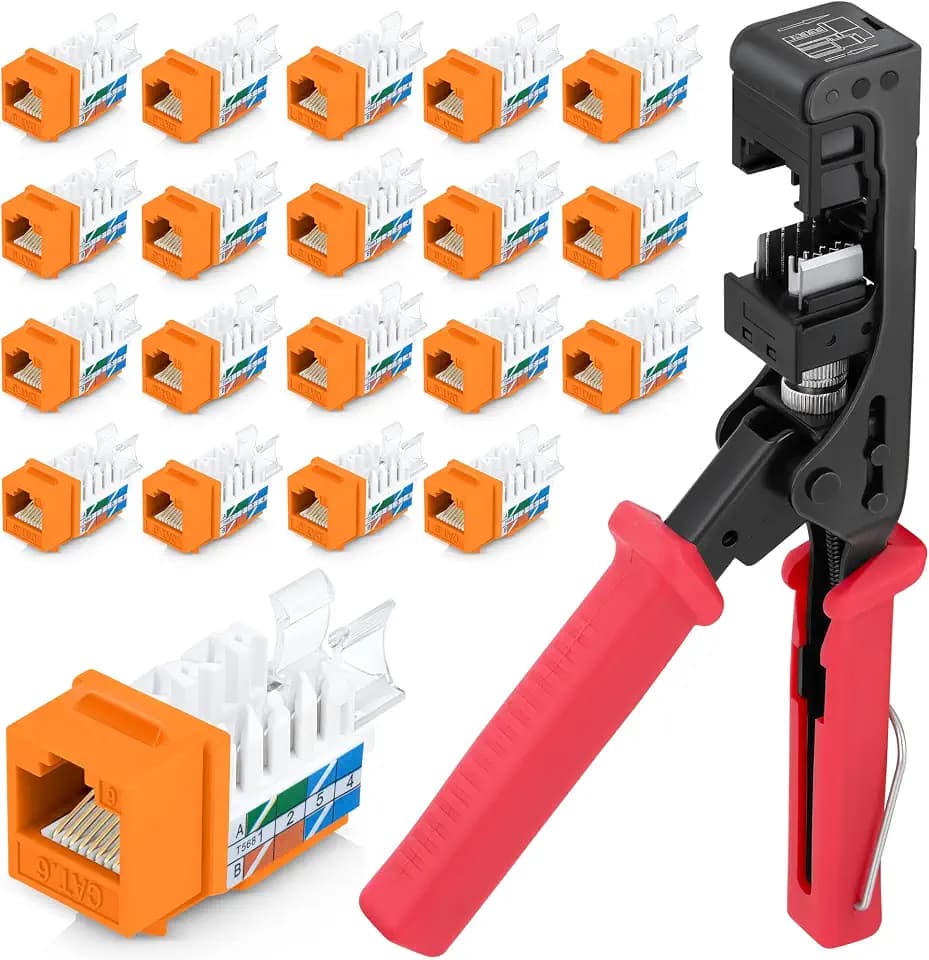 Everest 45Term - 45° Angled Speed Termination Keystone Tool Set