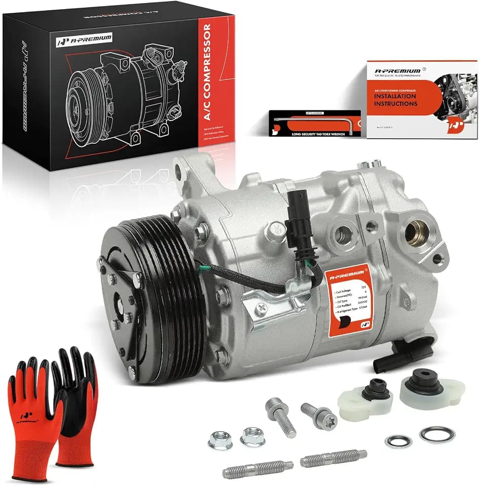 A-Premium Air Conditioner AC Compressor with Clutch