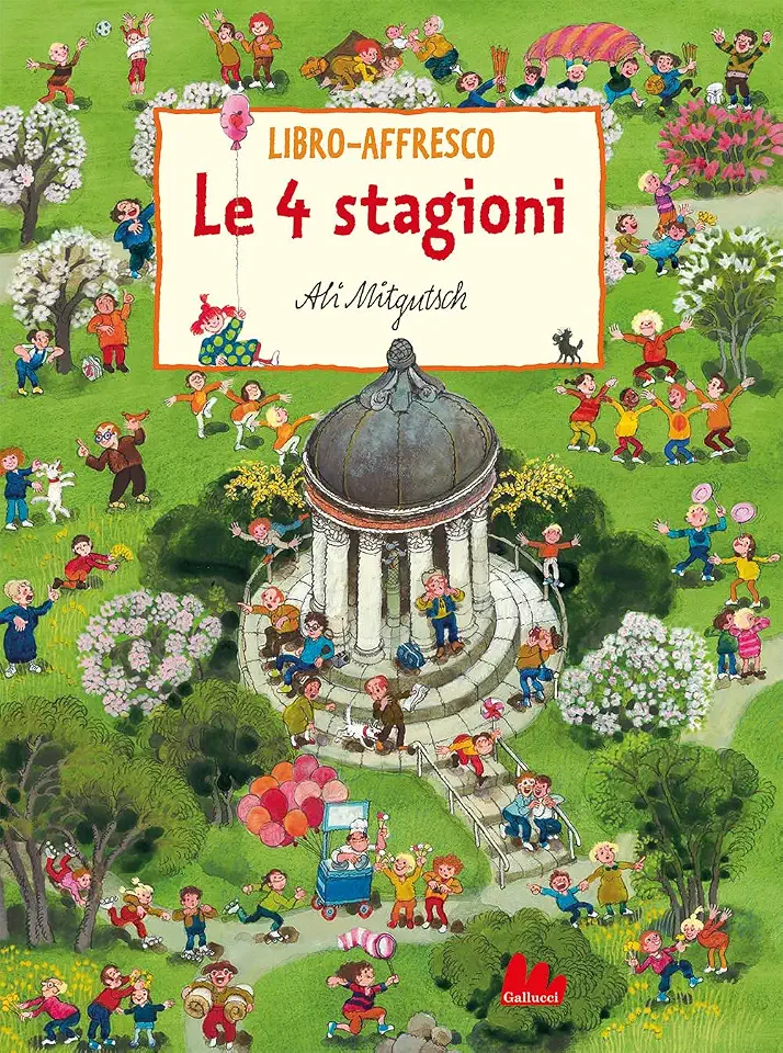 Le 4 stagioni. Libro-affresco. Ediz. a colori (Cartonbello)