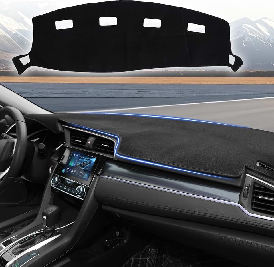Dashboard Dash Cover Mat for 2002-2005 Dodge Ram 1500 & 2003-2005 2500/3500