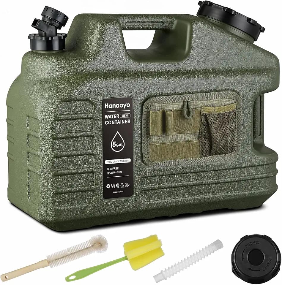 Hanaoyo 13L/18L Camping Wasserkrug mit Zapfhahn, BPA-frei