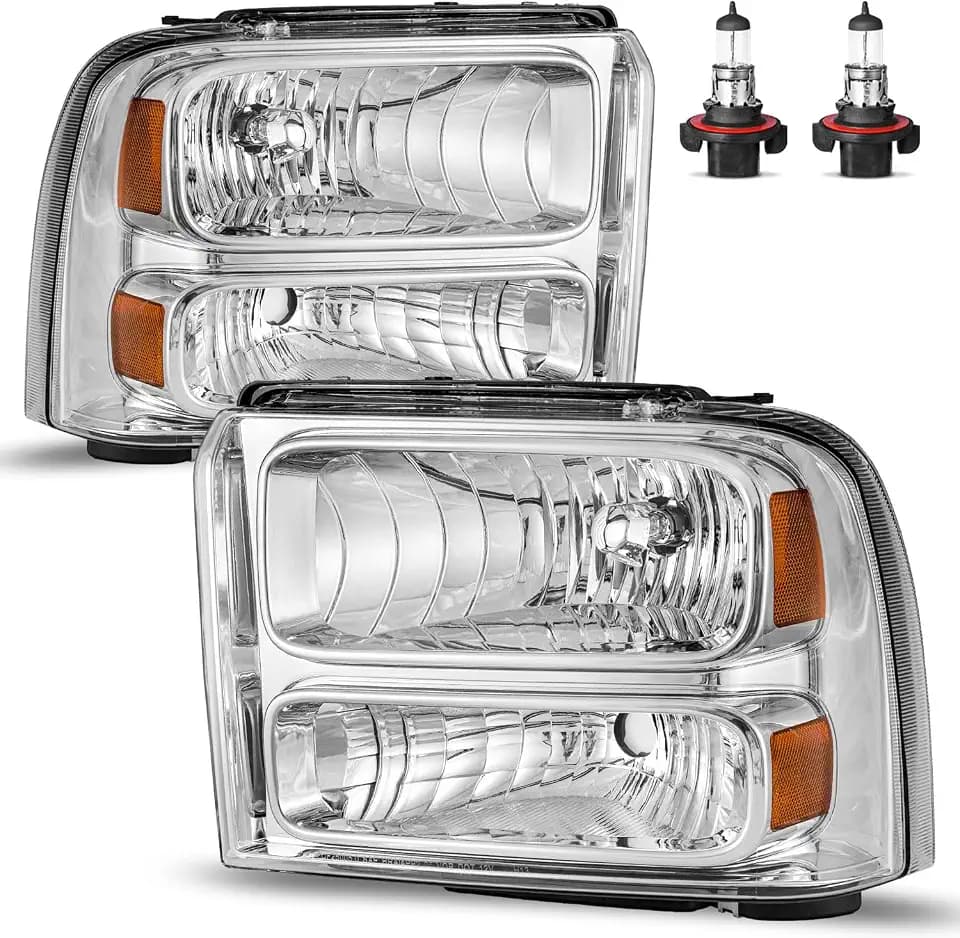 Headlights for 2005 2006 2007 Ford F250 F350 F450 F550 Super Duty