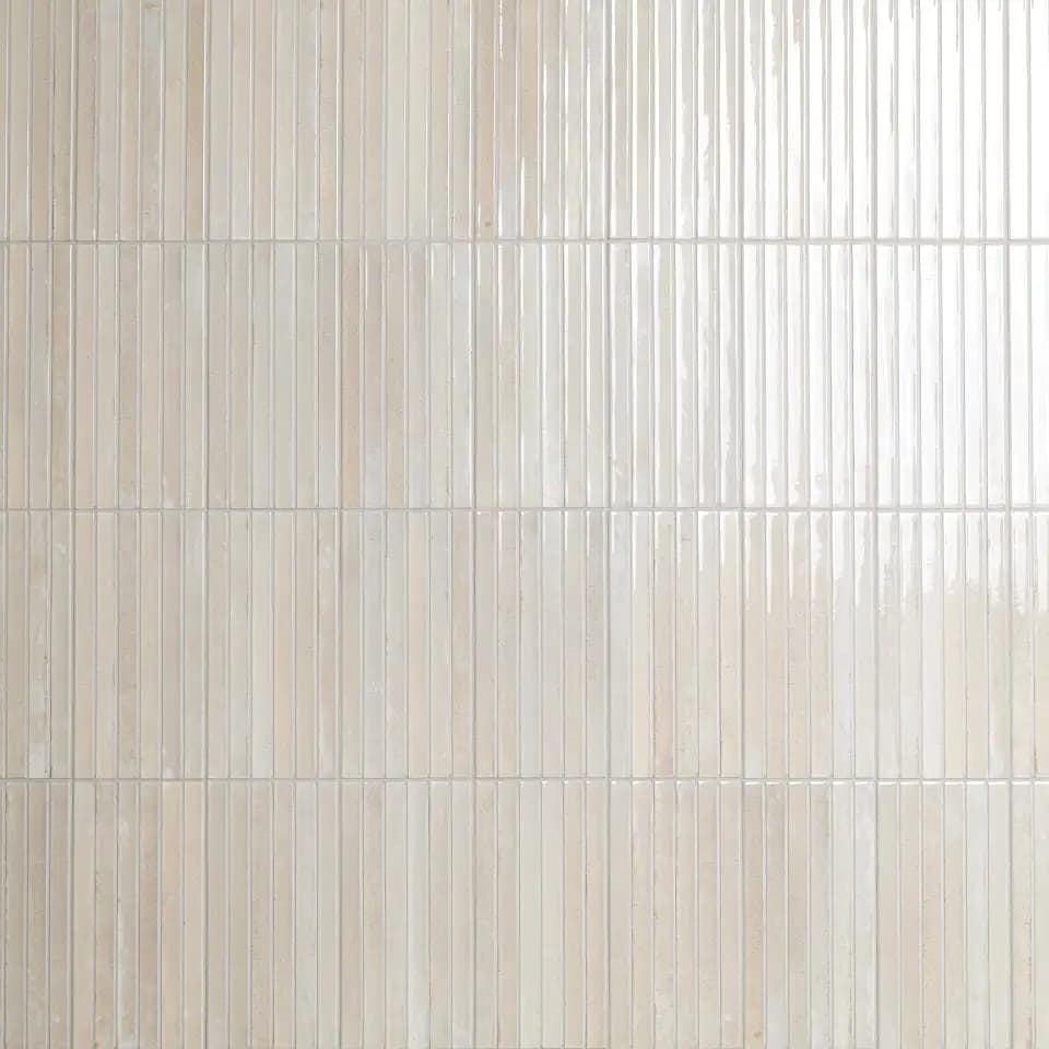 MSI Marino 5 in. x 10 in. Cashmere Cream Glossy Fluted Slat Wall Tile