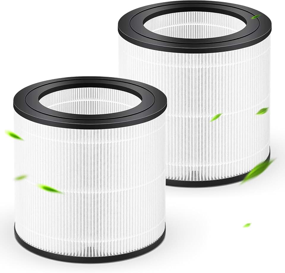 2 Stück FY0611/30 Ersatzfilter Kompatibel Philips 600 Serie Luftreiniger AC0650/10 und AC0651/10, 3-in-1, H13 True HEPA mit Hocheffizienter Aktivkohle und Vorfilter, Ersatz Filter FY0611/30