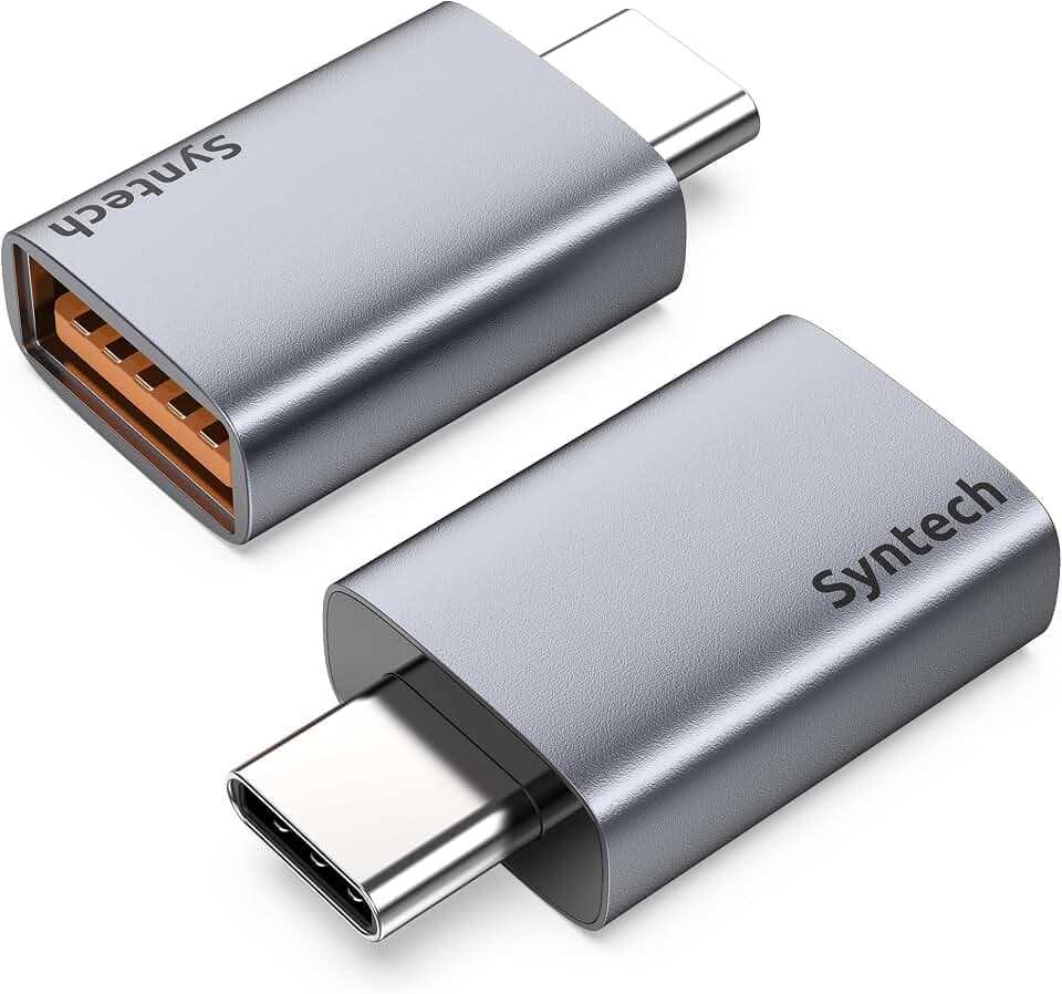 Syntech USB C to USB Adapter 2-Pack, 10Gbps Type C Male to USB 3.2 Female