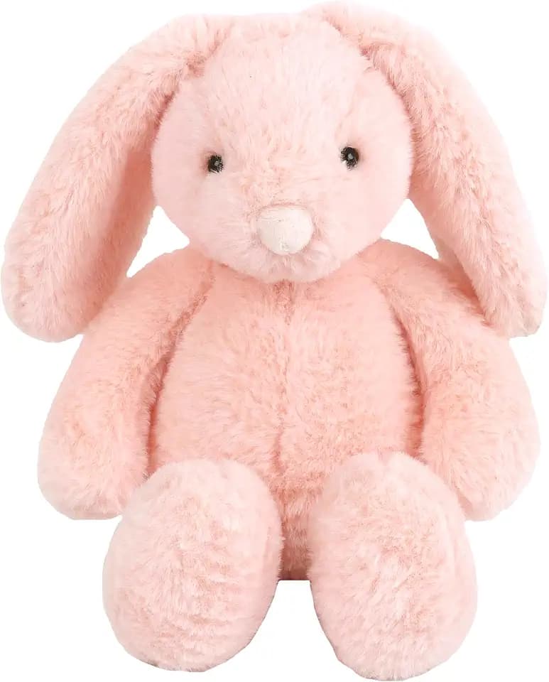 MON AMI Apricot Bunny 13-Inch Stuffed Rabbit, Soft Easter Plush Toy Gift