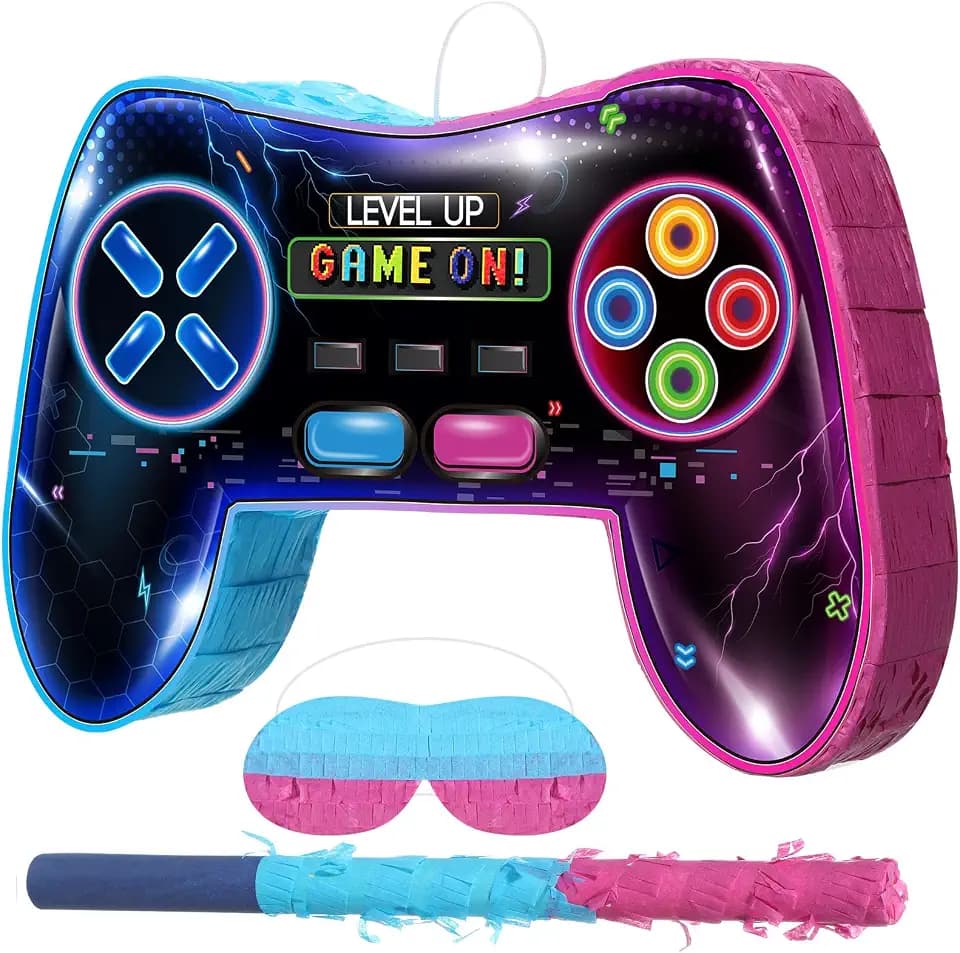 Pasimy Video Game Controller Piñata, 15.75 x 10.31 Inch
