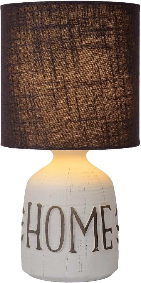 LUCIDE COSBY - Tischlampe - Ø 16,5 cm - 1xE14 - Weiß