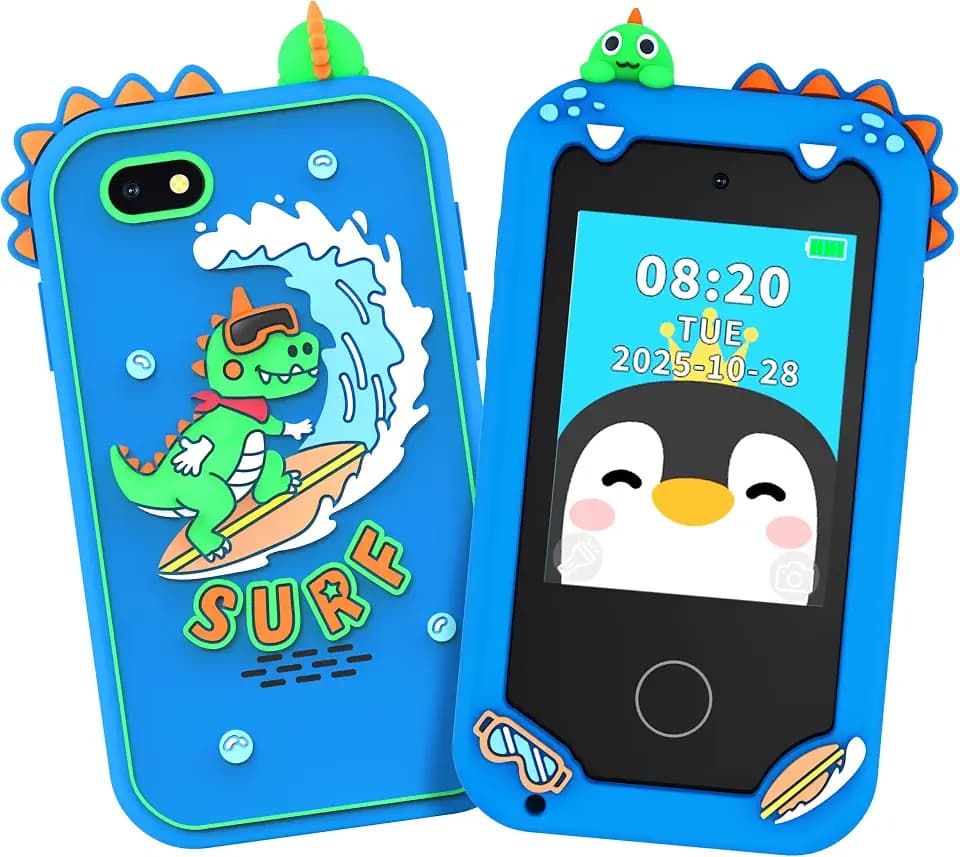 KAKTIN Kids Smart Phone, Touchscreen Toddler Learning Play Cell Phone