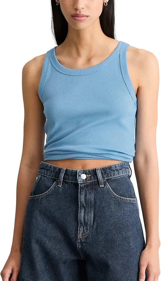 Marc OPolo Denim Damen Slim Fit Tank Top mit Stretch