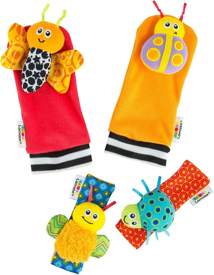 Lamaze Gardenbug Handgelenk-Rassel - Babyspielzeug ab 0M