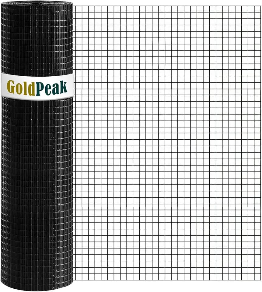GoldPeak Black Hardware Cloth 1 inch Mesh 36'' x 100' 17-Gauge
