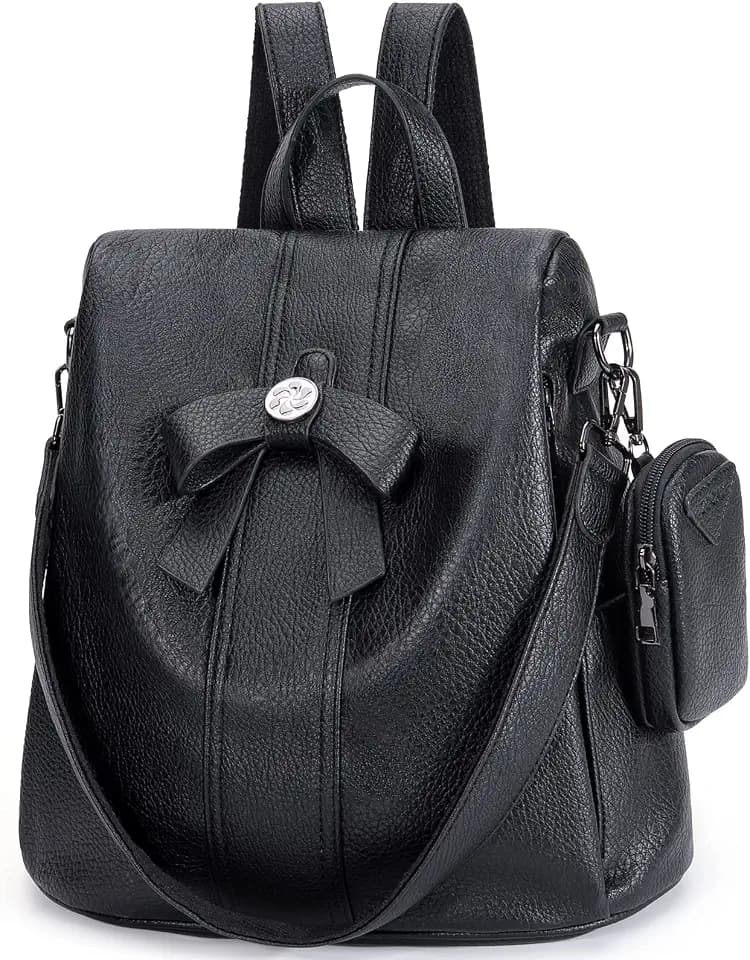 ZOCAI Backpack Purse for Women Fashion Backpack Purses PU Leather Daypacks Anti-Theft Shoulder Bag Satchel Purse