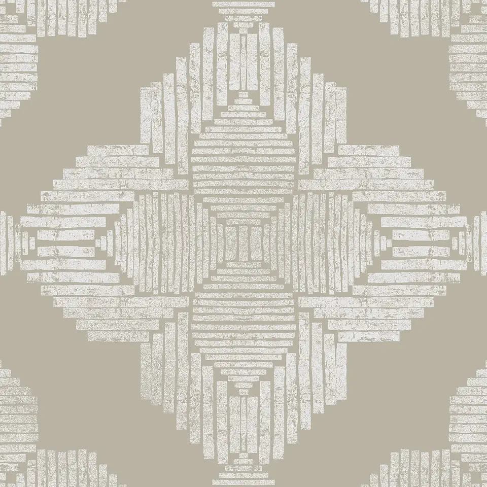 FloorPops Cream Sullivan Peel & Stick Floor Tiles, FP4279