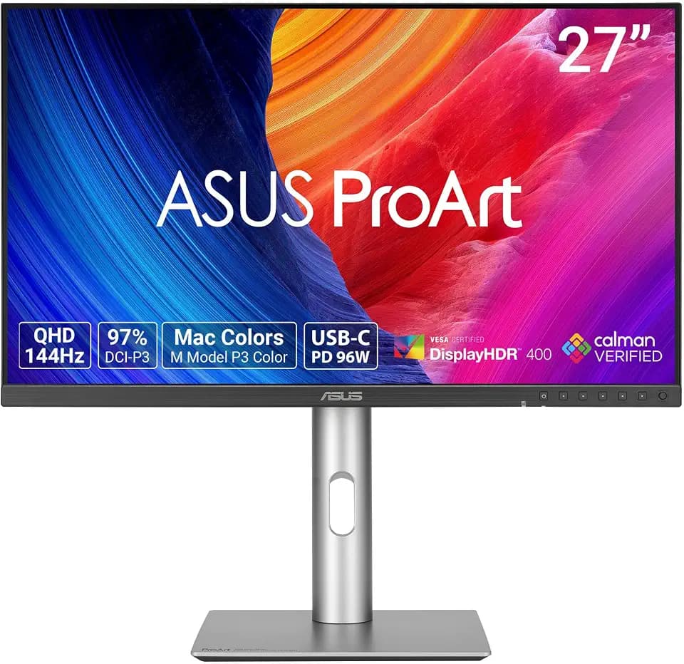 ASUS ProArt PA278CGRV 27 Inch 1440p USB-C Professional Monitor for Mac
