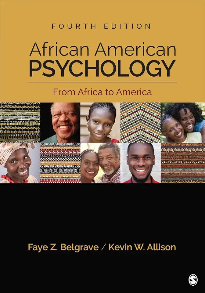 African American Psychology: From Africa to America