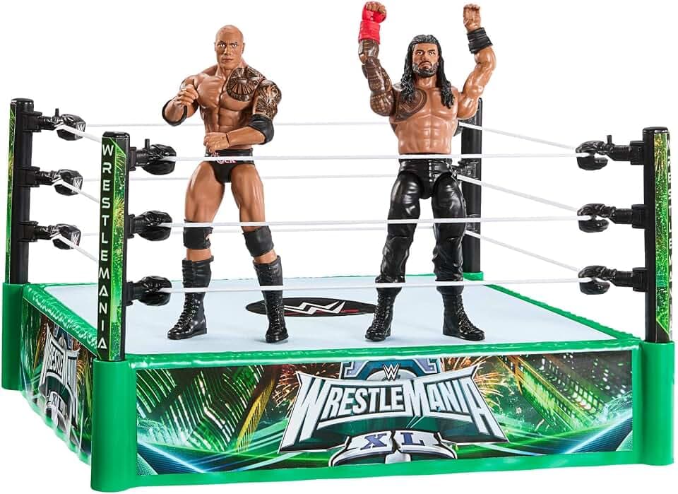 Mattel WWE Bloodline Rules Spielset und Actionfiguren