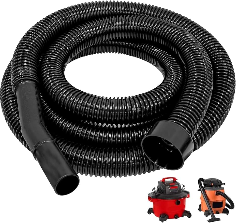 IWIWE 10FT 2.25 Cuff Vacuum Replacement Hose Fits Shop-Vac Ridgid