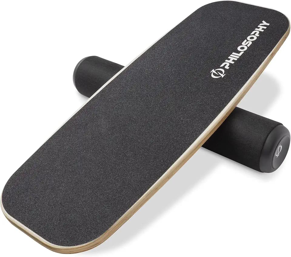 Philosophy Gym Balance Board, Wooden Balance Exercise Trainer