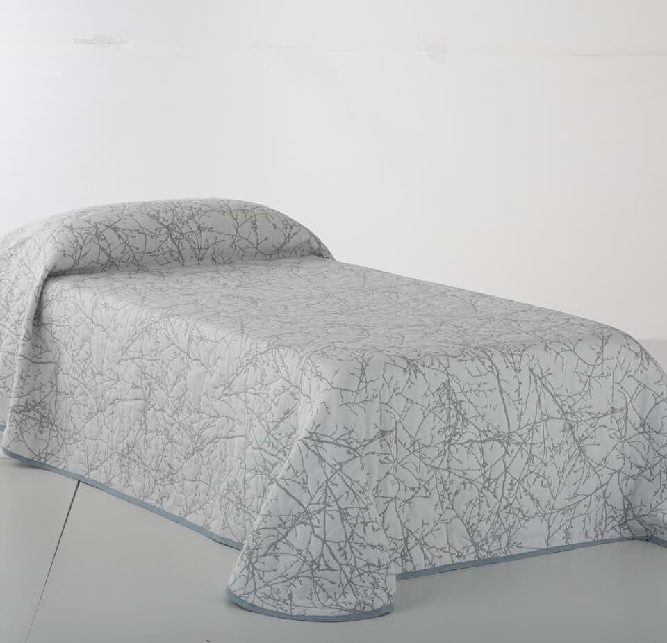 VIALMAN Tagesdecke, grau, für 150er-Bett: 250 cm x 270 cm.