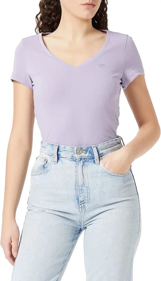 MUSTANG Damen Alexia V Basic T-Shirt