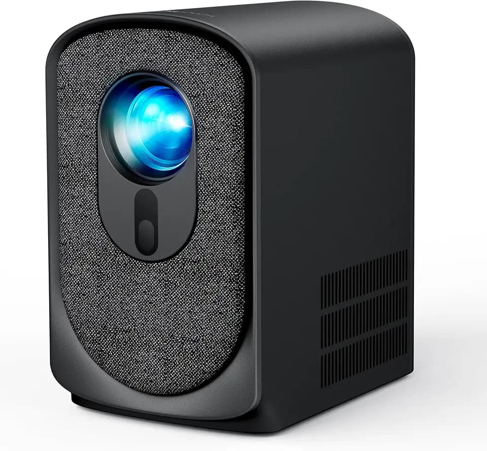 Wireless Mini Projector with WiFi and Bluetooth 5G, Portable Projector Support 4K Movie Video Projection, Electric Focus 350ANSI Phone Projector Home and Outdoor Cinema with HDMI Cable