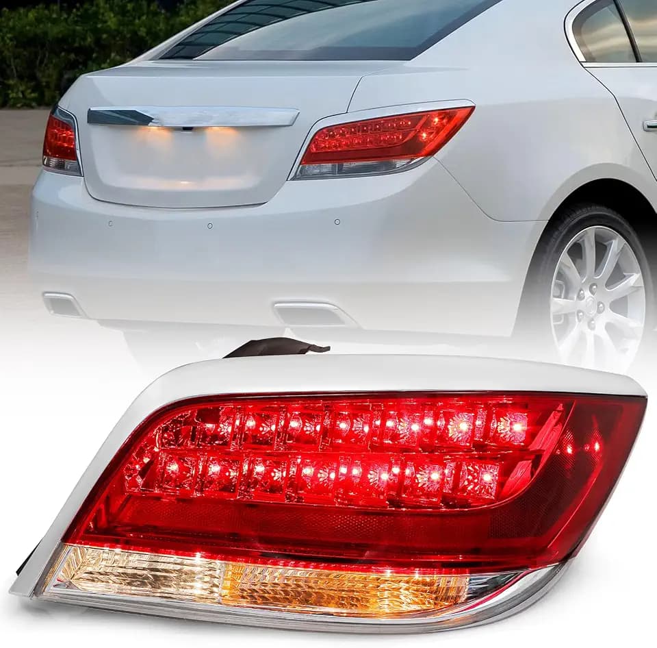 FIONE Tail Light Assembly Compatible with Buick Lacrosse 2010-2013 RH