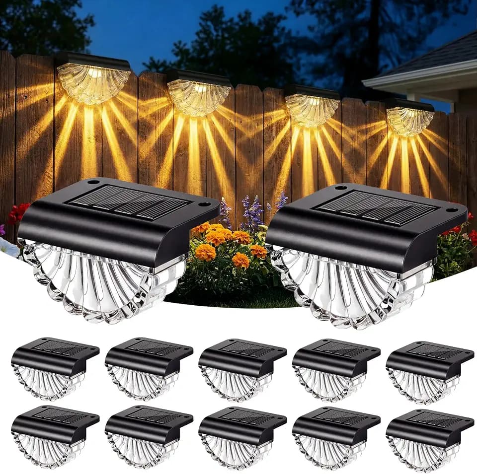 GEARLITE Solarlampen für Außen 12 Stück Solarleuchten Garten Hell Warmweiß