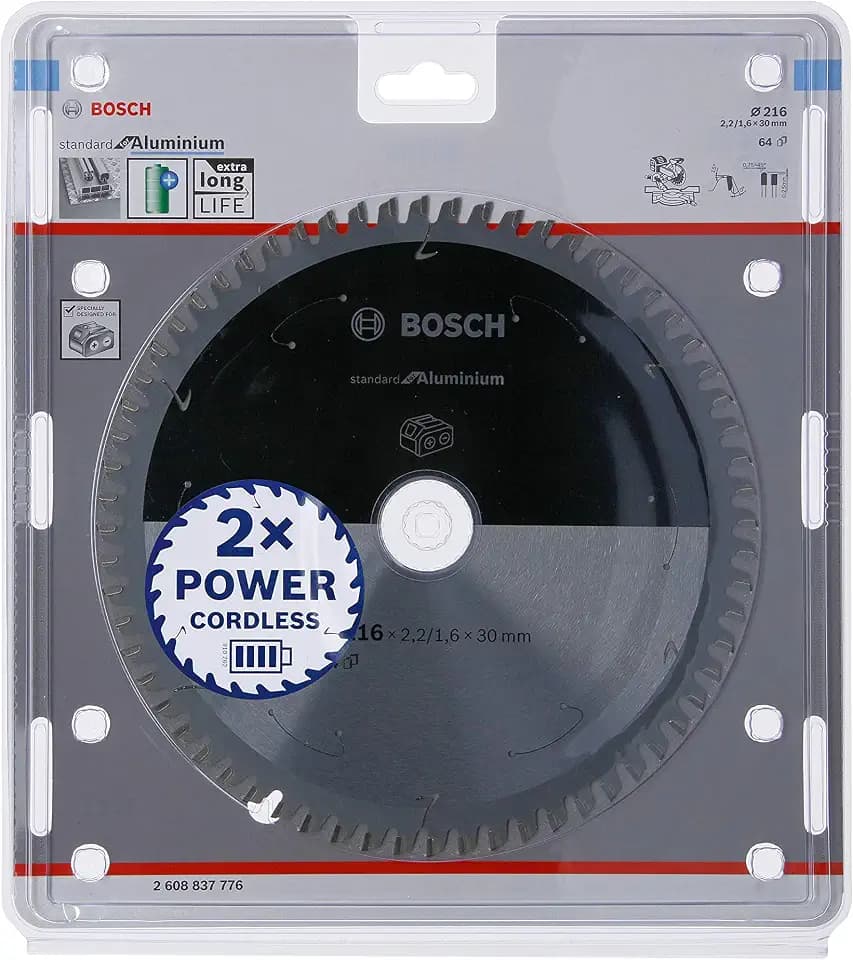 Bosch 1x PRO Aluminium cordless Kreissägeblatt, 216 x 2,2 x 30 mm