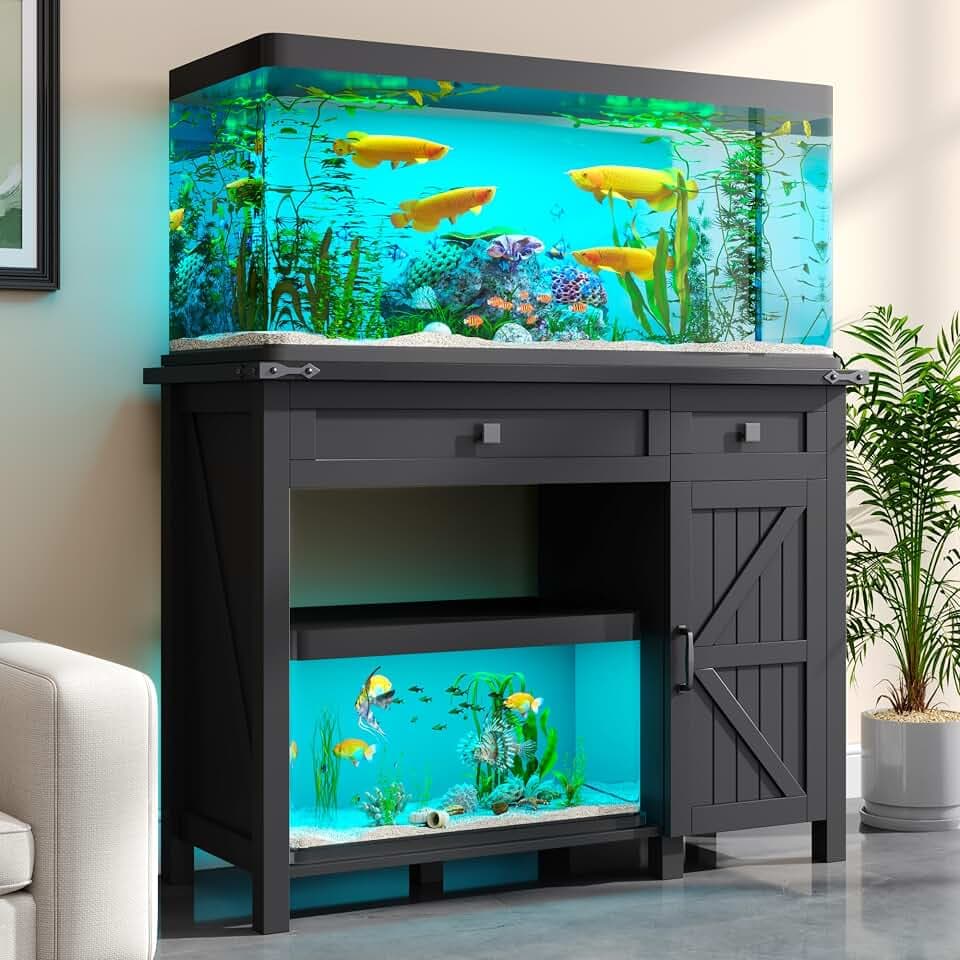 kepptory 40 Gallon Fish Tank Stand with Power Outlets