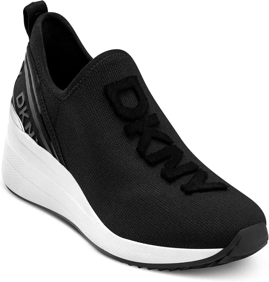 DKNY Women's Keeva Slip On Wedge Sneaker Shoes