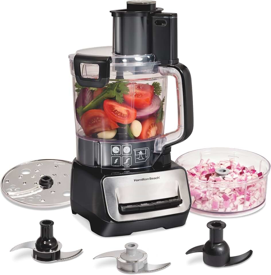 Hamilton Beach Stack & Snap 14 Cup Food Processor and Vegetable Chopper