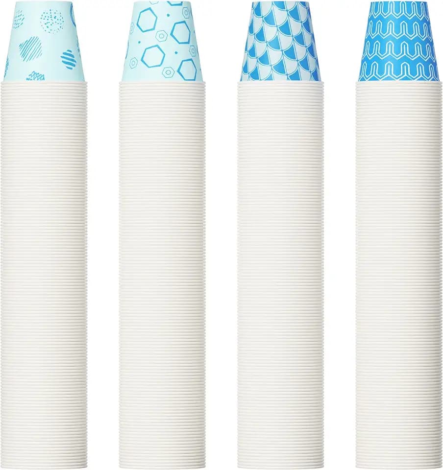 JOLLY PARTY 800Pack 3oz Small Paper Mouthwash Cups Disposable Bathroom Cups