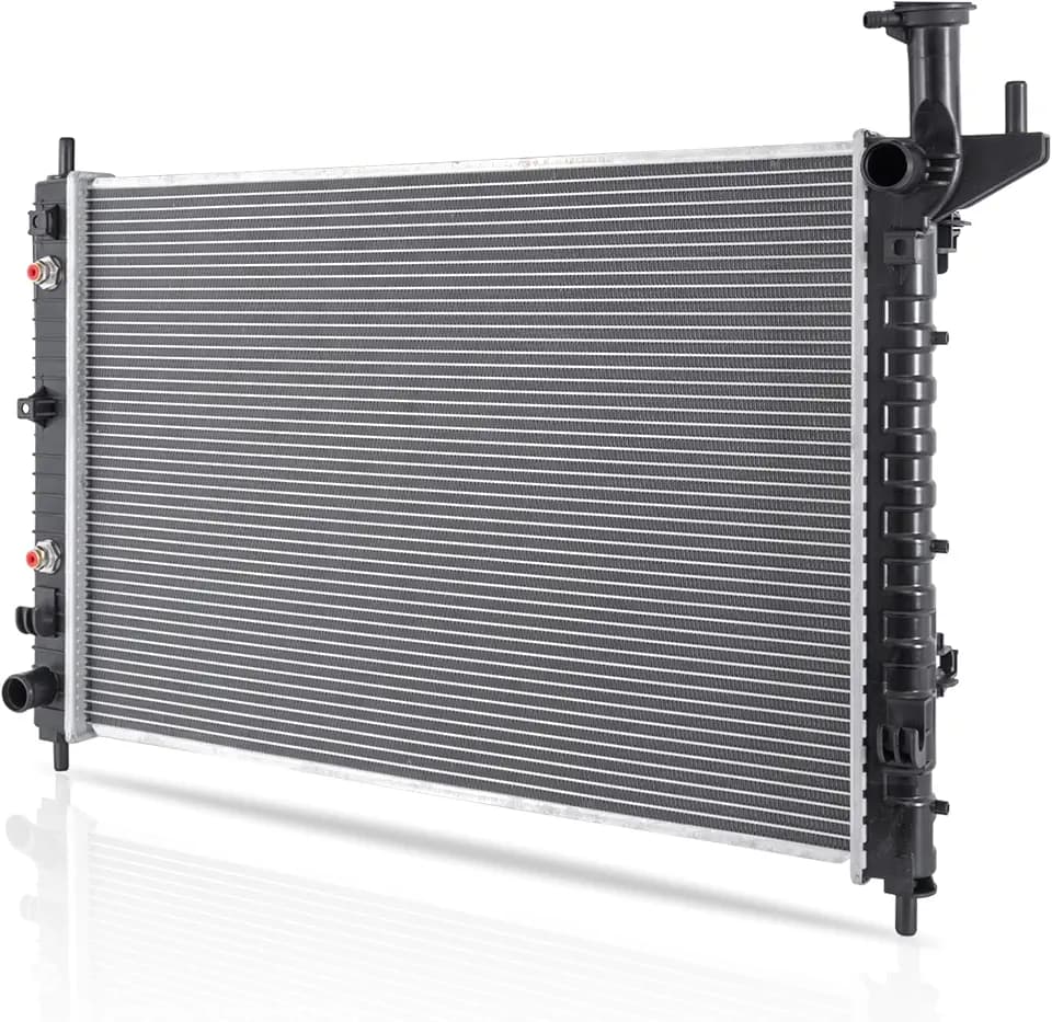 KUIPERAUTO Aluminum Radiator Compatible for 2008-2017 Buick Enclave Compatible for Traverse Compatible for GMC Acadia Compatible for Saturn Outlook 3.6L V6 Replace# CU13007 CU13006