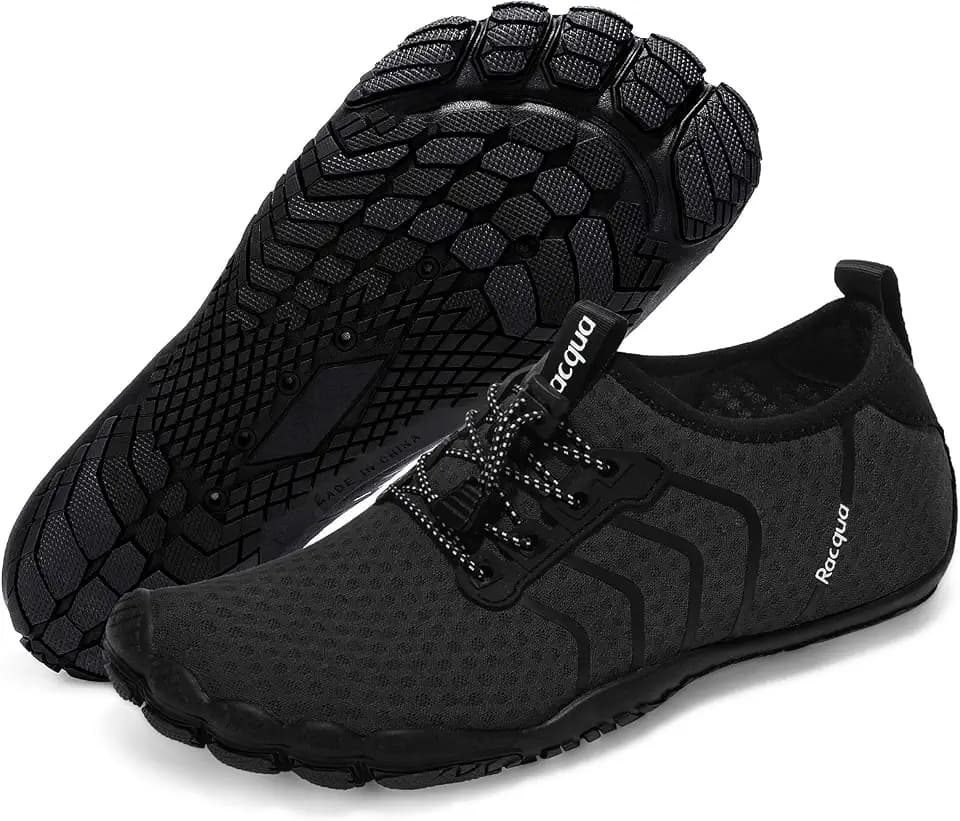 Racqua Water Shoes Quick Dry Barefoot Beach Sport Swim Shoes for Men Women